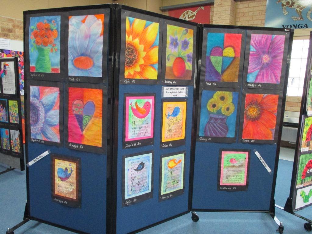 Art Display Boards Showcase Student Artwork