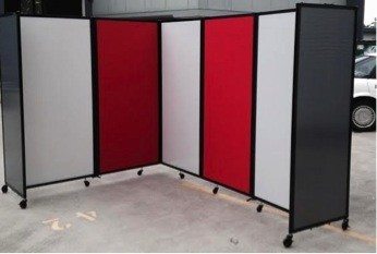 Custom Colour Office Partitions  - Portable Partitions