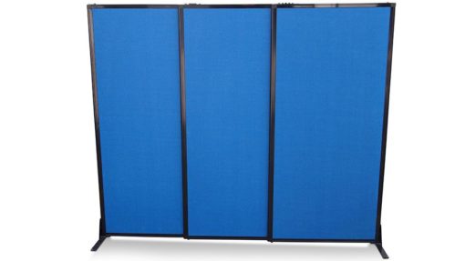 Afford-a-wall Sliding Mobile Room Divider (Fabric) - Portable Partitions