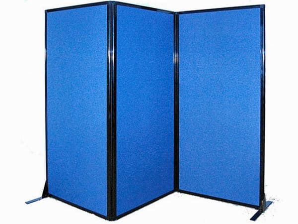 Afford-A-Wall Folding Mobile Room Divider (Fabric)