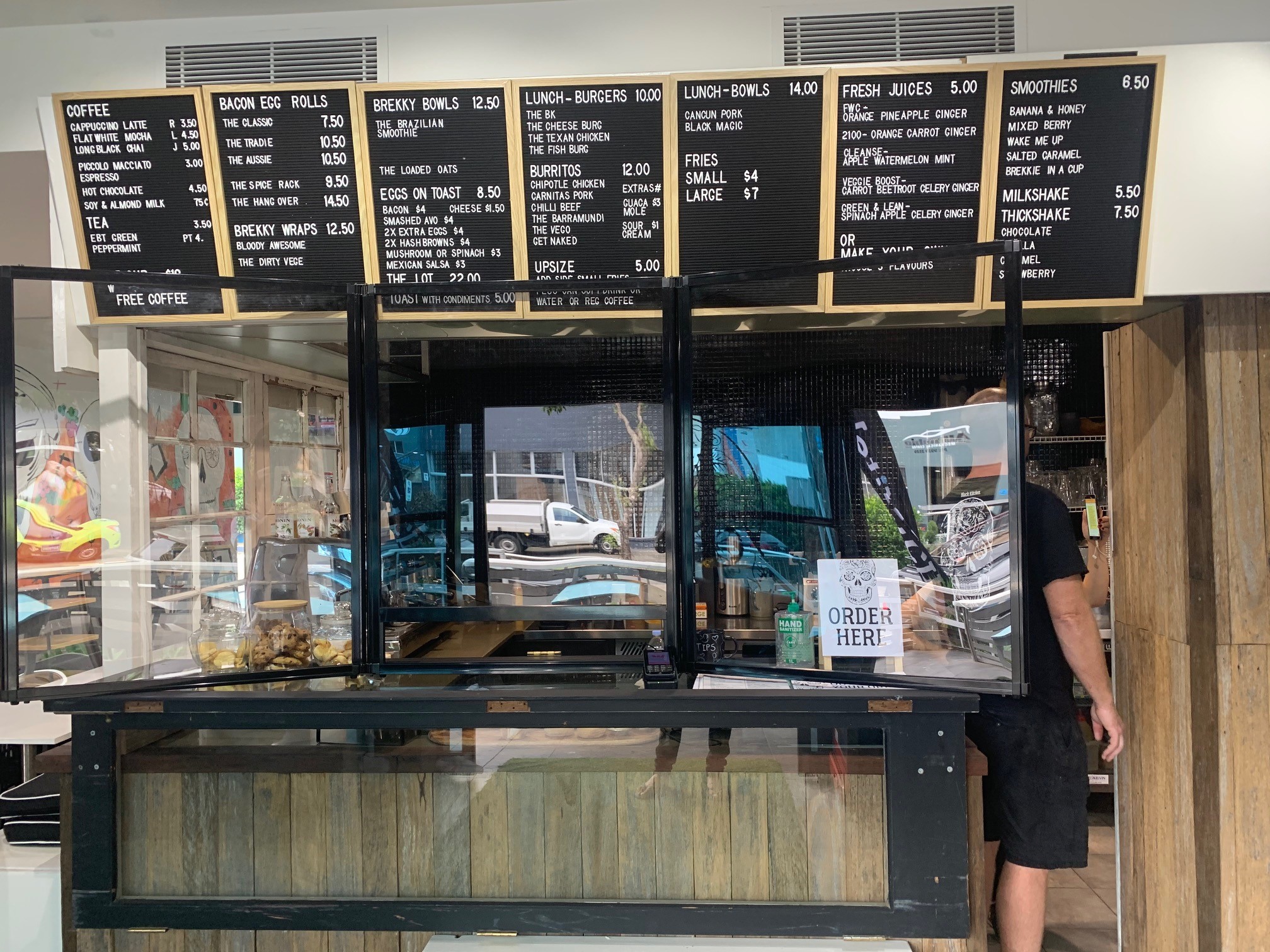 Take away separation screen Health Protection Screen in Australia