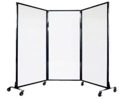 Folding Mobile Room Divider Poly