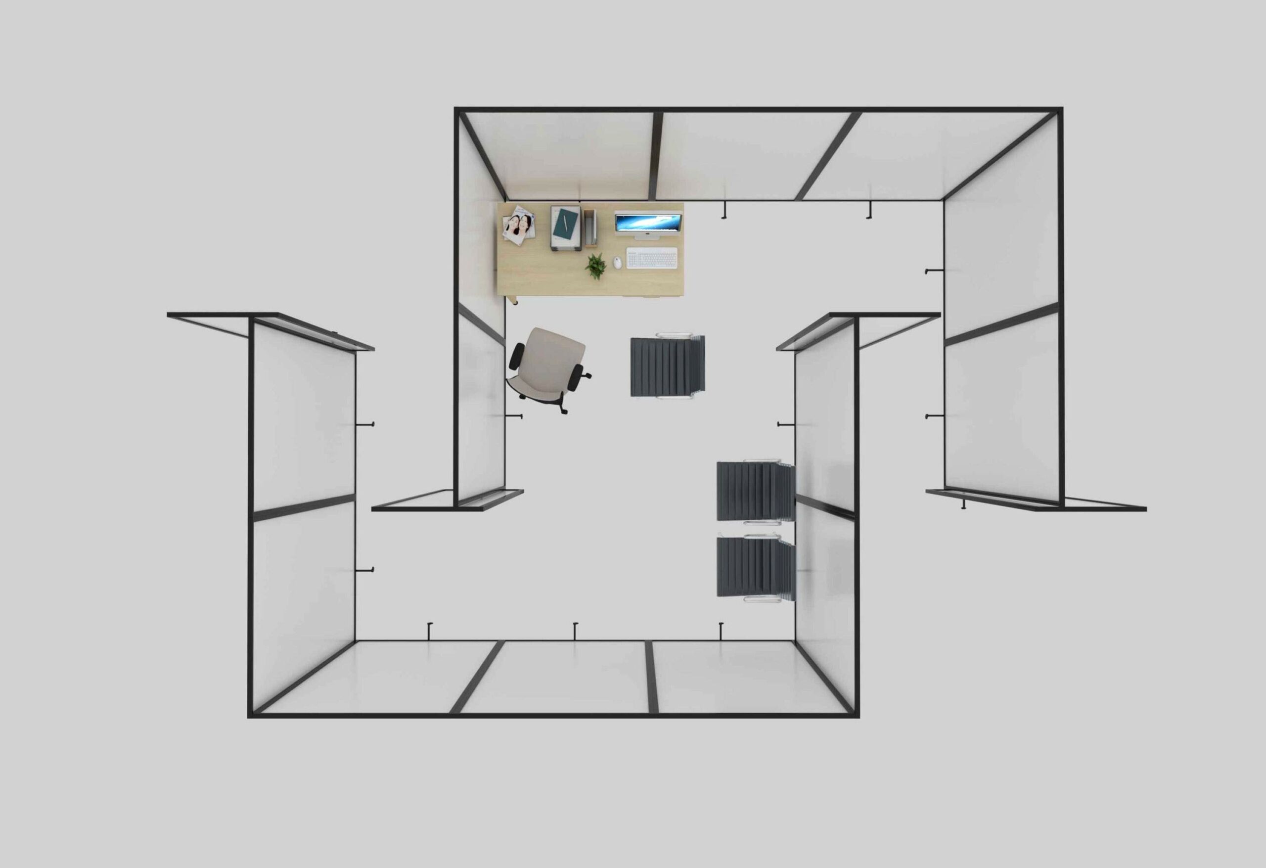 COVID-19 friendly In/Out Configuration