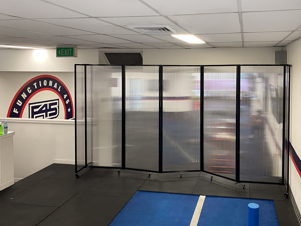 Indoor Sports Complex Design, Screenflex Portable Room Dividers