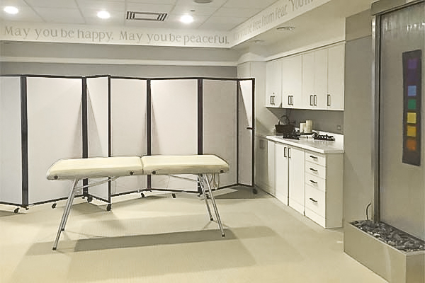 Create procedure rooms for dental and physiotherapy appointments