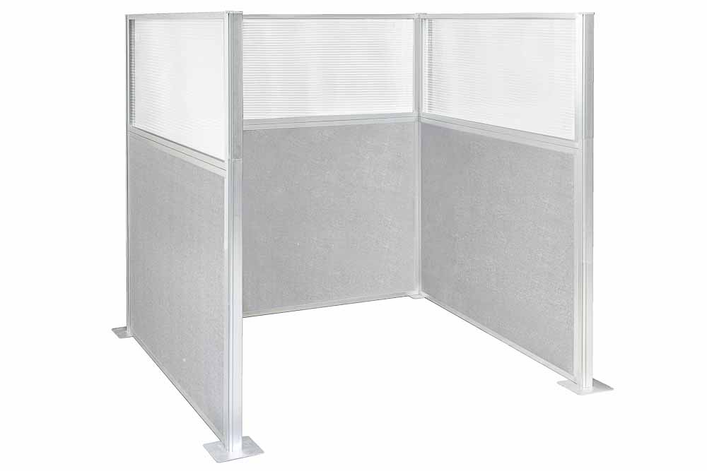 cubicle construction with small partition walls- portable partition