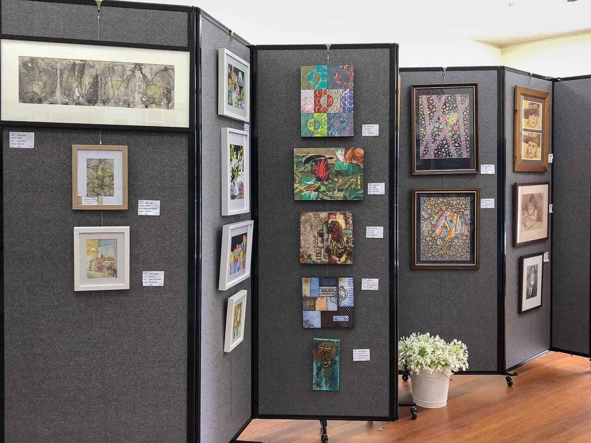 Art display panel hire - Temporary art exhibition walls, walling.